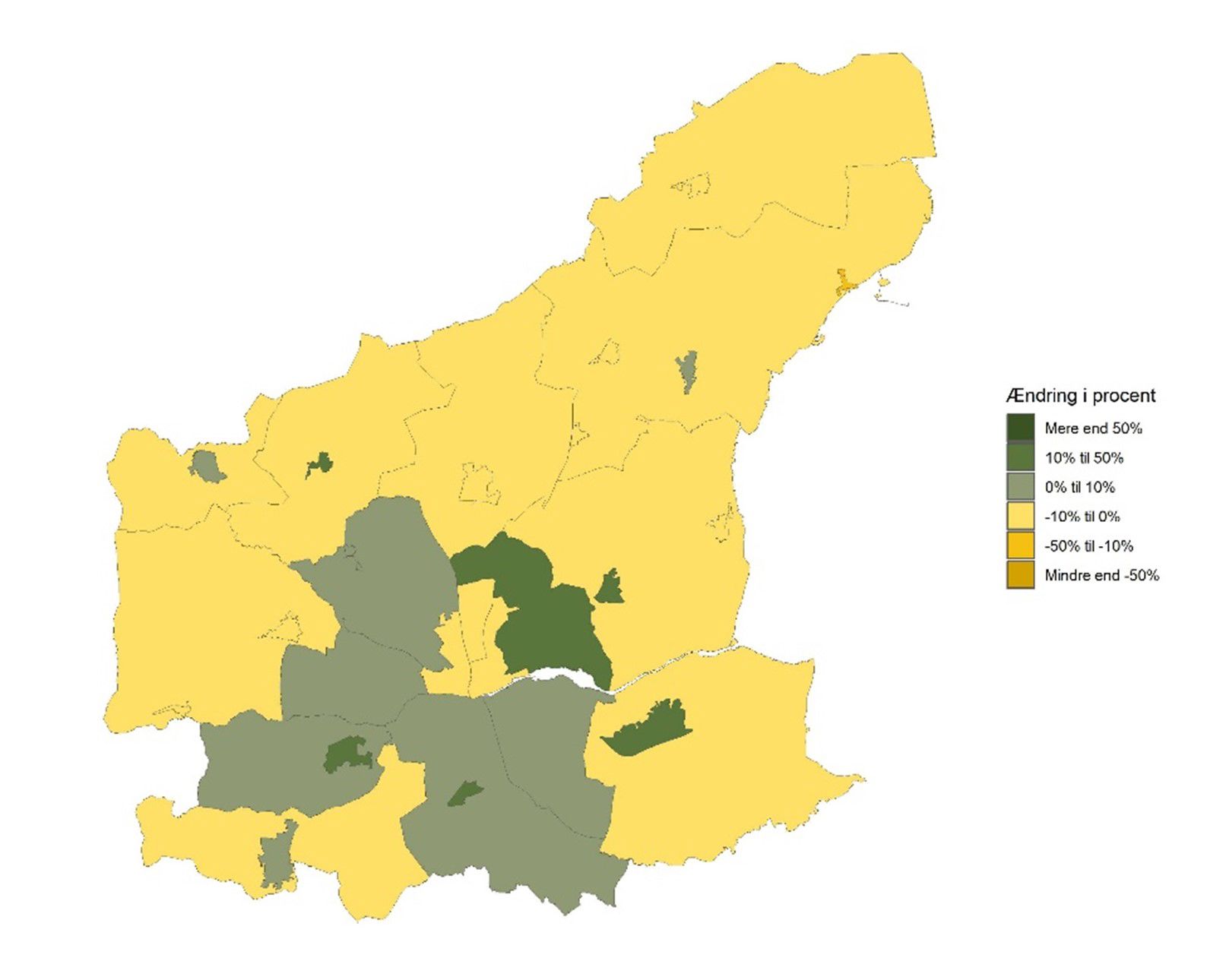 Befolkningsudvikling - Historisk udvikling fra 2016 til 2025