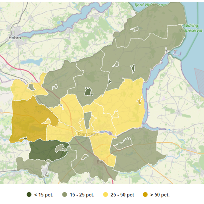 Hvor bor eleverne der er indskrevet i fri- og privatskoler, september 2024