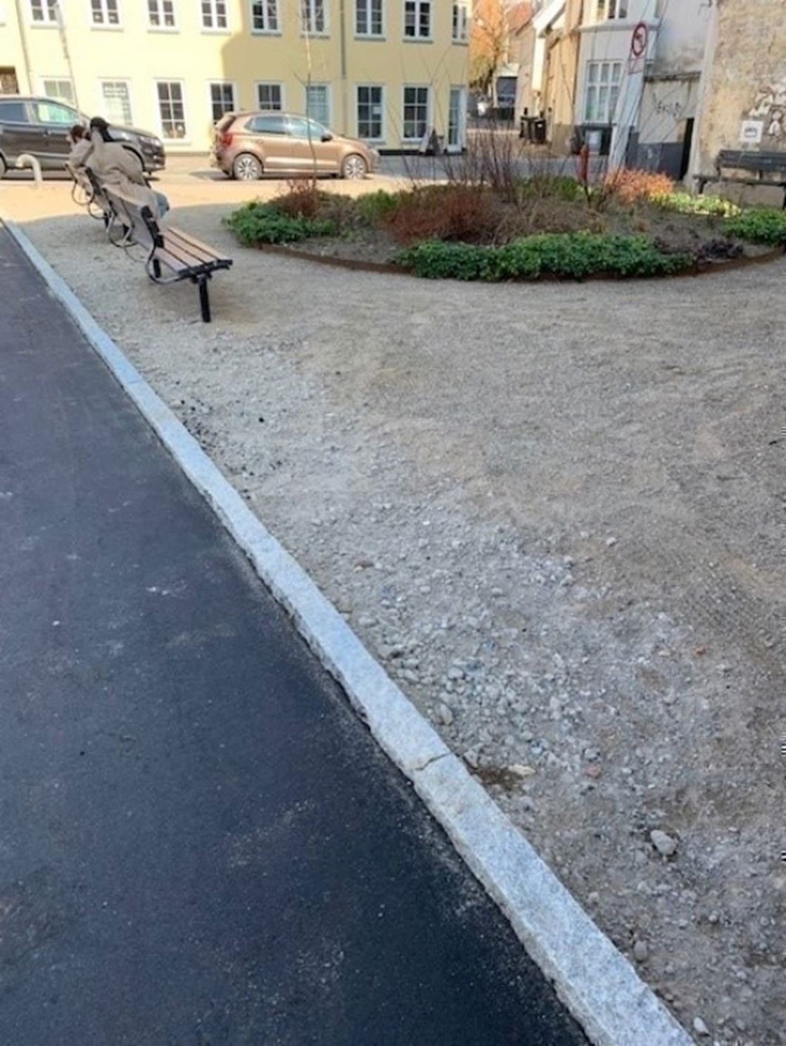 Lommepark i Vestergade efter fornyelse