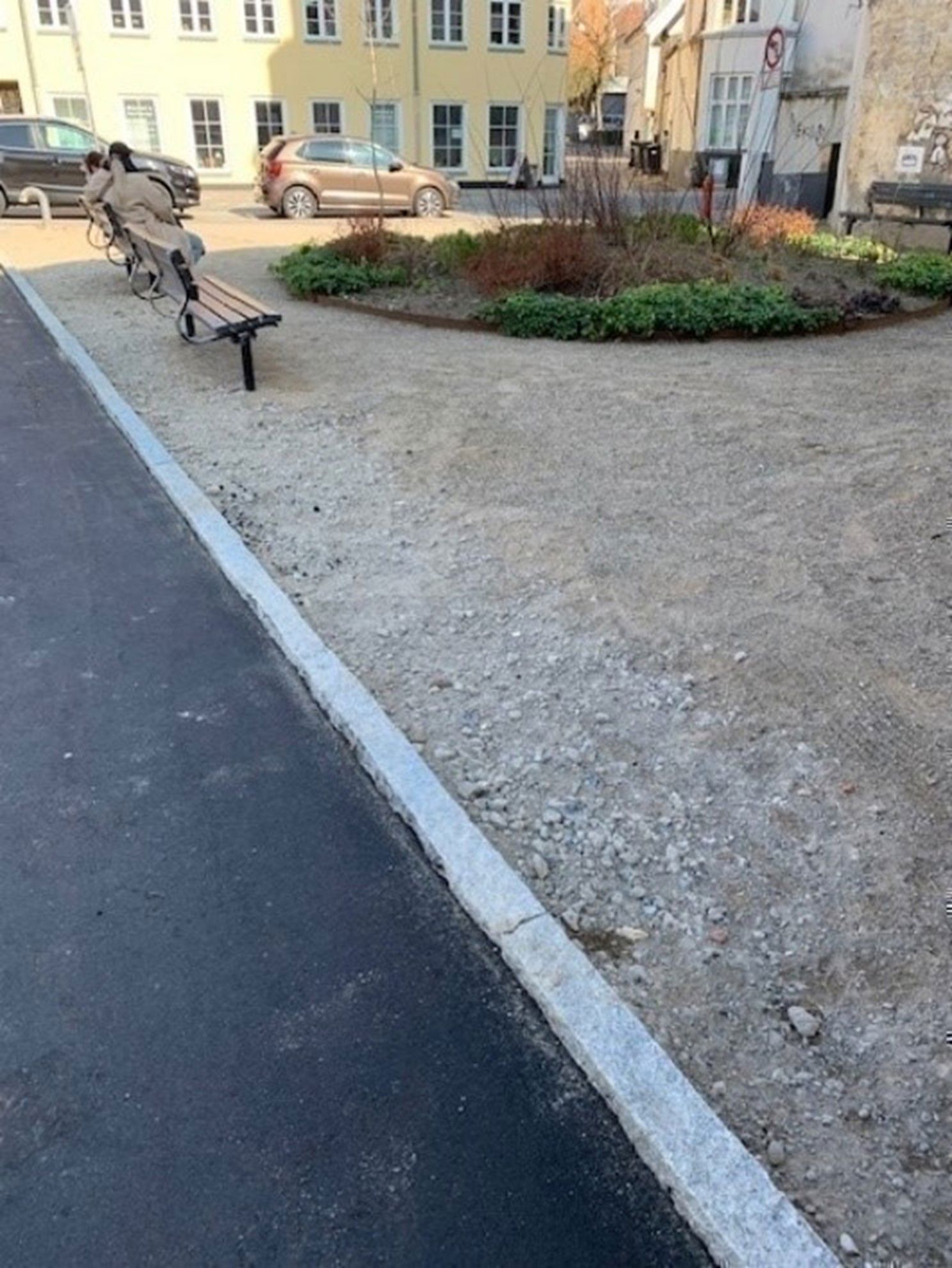 Lommepark i Vestergade efter fornyelse