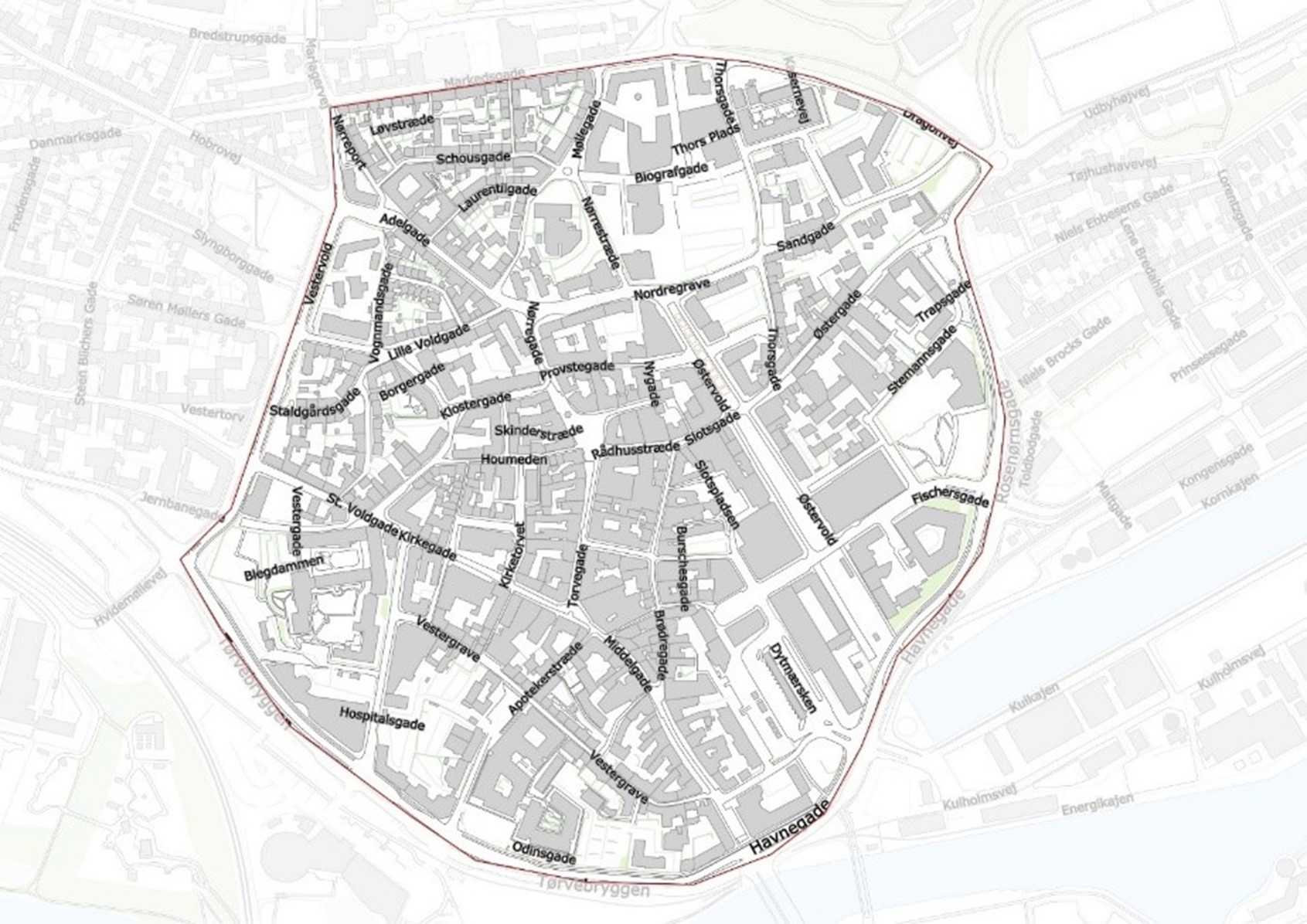 Randers midtby – Inden for centerringen
